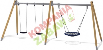 KSW90045-0902 - Two Bay Combi Swing H=2,5m