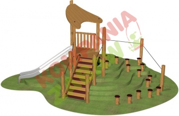 NRO703 - Play Hut with Stairway