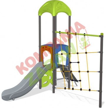 GSP1006 - Net & Slide Tower with roof
