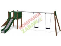 NAT1008 - Tower Slide Swing - Double